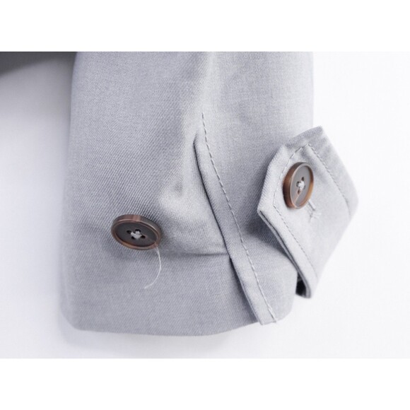 Free People XS Agnes Heather Gray Cropped Blazer Jacket Academia Business Casual - Picture 11 of 13